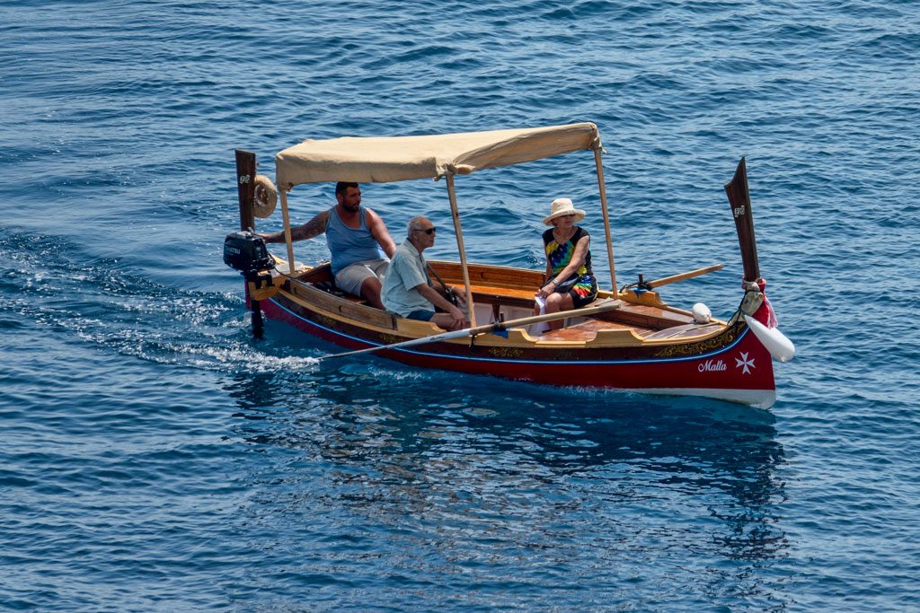 Valletta - Boat in harbor